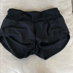 Black lululemon shorts
